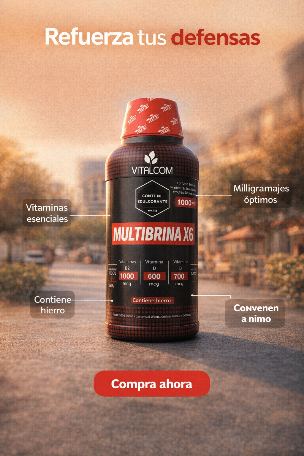 MULTIBRINA X6 — Enfoque, Energía Mental y Función Cerebral